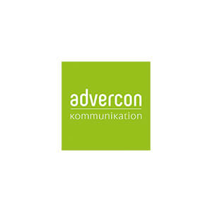 Das Logo der Werbeagentur advercon.